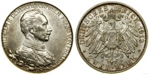 Allemagne, 2 marks, 1913 A, Berlin