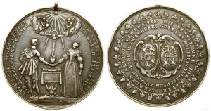 Allemagne, médaille commémorant le mariage du duc Frédéric III avec Marie-Elisabeth, 1630