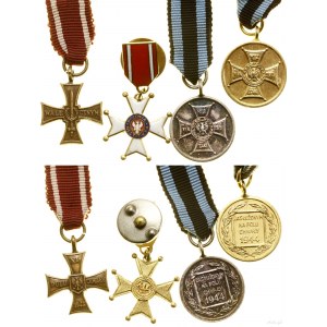 Pologne, ensemble de 4 figurines
