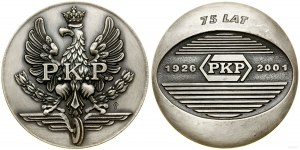 Poland, 75 years of PKP, 2001, Warsaw