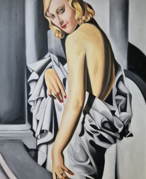 TAMARA LEMPICKA (AFTER) - Portrait of Marjorie Ferry