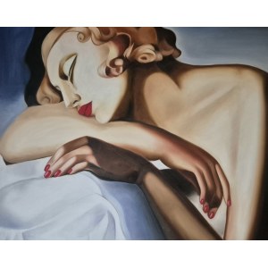 TAMARA LEMPICKA (AFTER) - DRAMING WOMEN