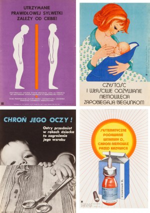Sada zdravotních plakátů