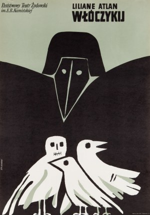 navrhl Marian STACHURSKI (1931-1980), Włóczykij, Státní židovské divadlo E. R. Kamińské, 1978