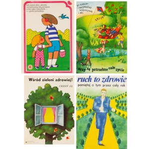 A set of posters with a health theme