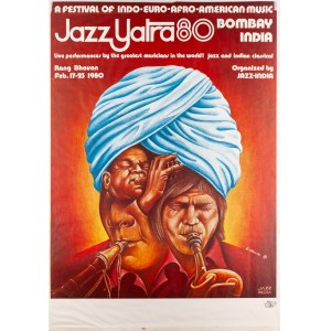 Rafał OLBIŃSKI (né en 1943), Jazz Yatra 80, Bombay Inde, 1980