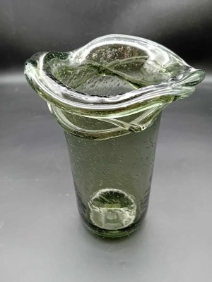 Łysa Góra vase en verre Wiesław Sawczuk