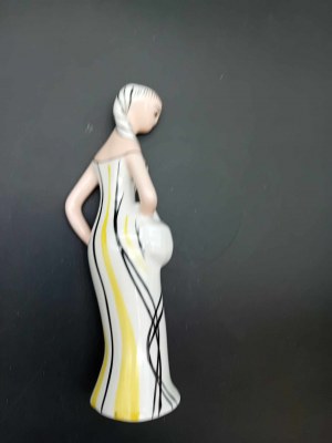 Porcelain figurine Mushroom Girl Ćmielów