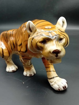 Figúrka Tiger Porcelán