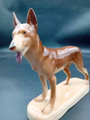 Porcelánová figurka Wolf Chodzież