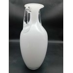 Wazon szklany Tarnowiec PRL 38 cm