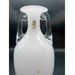 Wazon szklany Tarnowiec PRL 38 cm