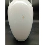 Wazon szklany Tarnowiec PRL 38 cm