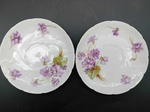 Deux tasses en porcelaine Ćmielów 1900-1914 T.Z. Osiński