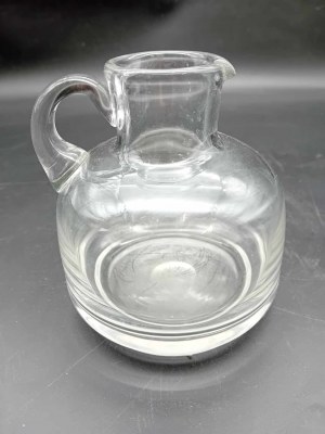 Glass jug Z. Horbowy 13 cm