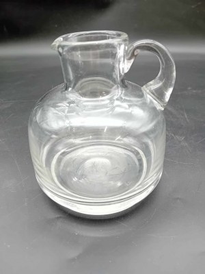 Glass jug Z. Horbowy 13 cm