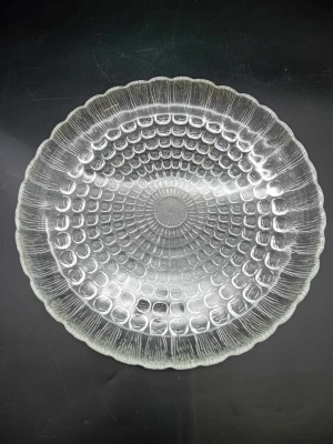 Flat glass platter Cora Ząbkowice 30cm