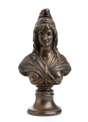bronzová busta Marianny