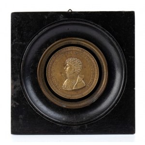 medaile v původním rámu Gioacchino Murat, král neapolský a sicilský