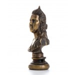 malá bronzová busta Kateřiny Ruské