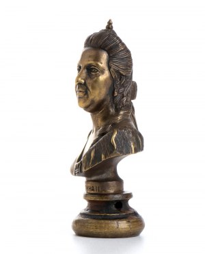 petit buste en bronze de Catherine de Russie