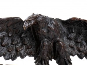 Aquila imperiale in bronzo