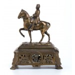 Kleine Skulptur mit Napoleon und Kavallerie