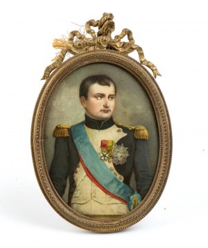 Miniatur-Ovale mit Napoleon-Ritrat