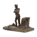 piccola statuina dell'imperatore in bronzo