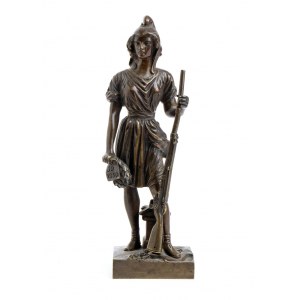 allégorie de la révolution de juillet 1830 en bronze