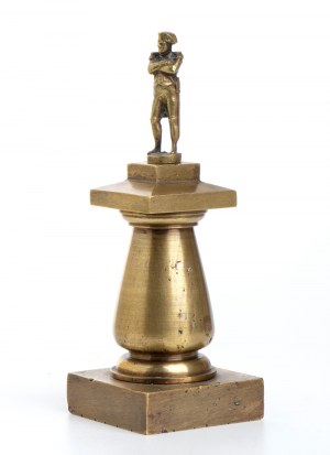 piccolo fermacarta in bronzo con effige di Napoleone