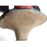 Büste der Marianna aus Dipinta-Keramik