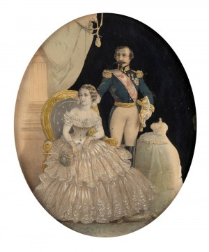 L'étincelle policière avec Napoleone III et l'Impératrice Eugenia