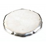 piccolo salver argento con iscrizione patriottica di carattere aviatorio