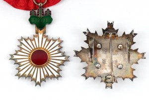 Giappone,Impero, Ordine del Sol Levante, Gran Croce e diploma