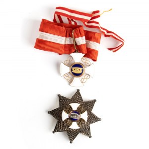 AN ORDER OF THE CROWN OF ITALY,GRAND OFFICER'S SET