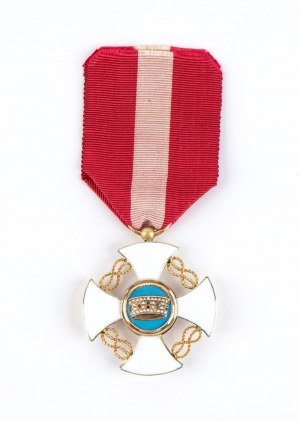 Taliansko, Regno, VE II ,Ordine della Corona d'Italia, Insegna da Cavaliere