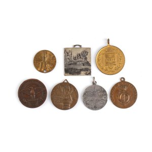 Gruppo di sette medaglie varie