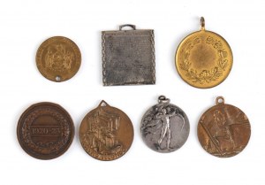 Gruppo di sette medaglie varie