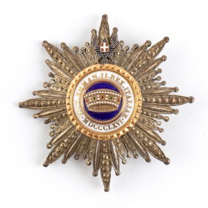 Italia, Regno,Ordine della Corona d'Italia, placca di Gran Croce