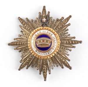 Taliansko, Regno,Ordine della Corona d'Italia, placca di Gran Croce