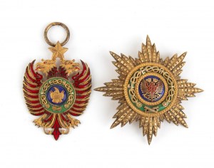 Taliansko, Regno,Ordine di Skanderbeg, Gran Croce, Placca e Pendente
