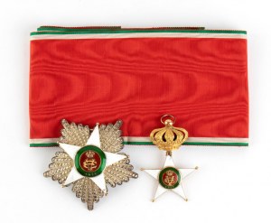 Ordine della Stella Coloniale, Gran croce, placca, fascia e pendente