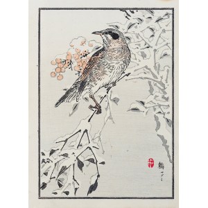 Kōno Bairei (1844-1895), Vogelbeerbaum, Tokio, 1884