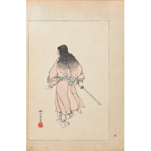 Watanabe Seitei (1851-1918), Kriegerin, Tokio, 1891