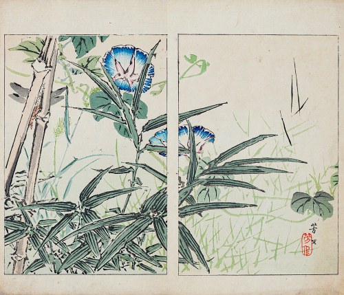 Watanabe Seitei (1851-1918), Powój, Tokio, 1892