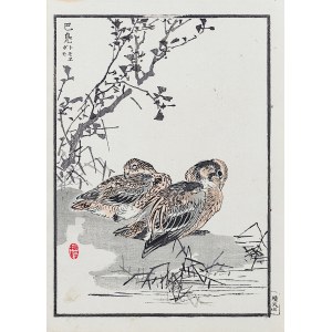 Kōno Bairei (1844-1895), Die Erde - eine Folge von zwei Holzschnitten, Tokio, 1884
