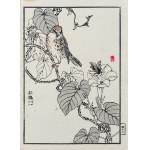 Kōno Bairei (1844-1895), Powietrze - zestaw dwóch drzeworytów, Tokio, 1884
