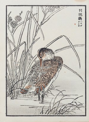Kōno Bairei (1844-1895), Woda - zestaw trzech drzeworytów, Tokio, 1884