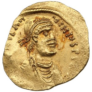 Impero bizantino (Costantinopoli) AV Tremissis, AD 669-674 - Costantino IV (AD 668-685)